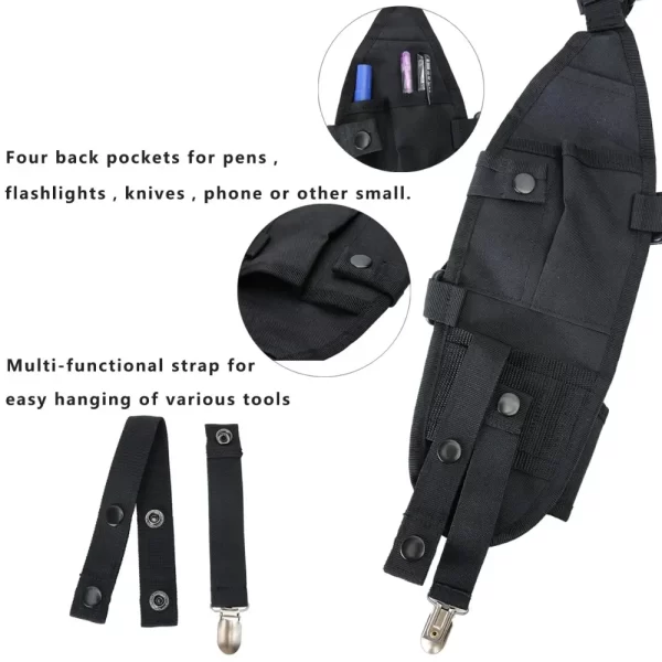 Functional Tactical Chest Bag Double Shoulder Chest for TYT Baofeng BF-888S UV-5R UV-13 UV-9R PRO Walkie Talkie Radio - Image 2