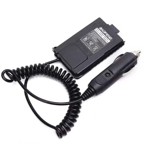 UV-5R UV-5RE UV-5RA Two Way Radio 12-24V Walkie Talkie Accessories Baofeng Battery Eliminator Car Charger for Portable Radio  - Image 3