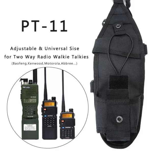 Functional Tactical Chest Bag Double Shoulder Chest for TYT Baofeng BF-888S UV-5R UV-13 UV-9R PRO Walkie Talkie Radio - Image 3
