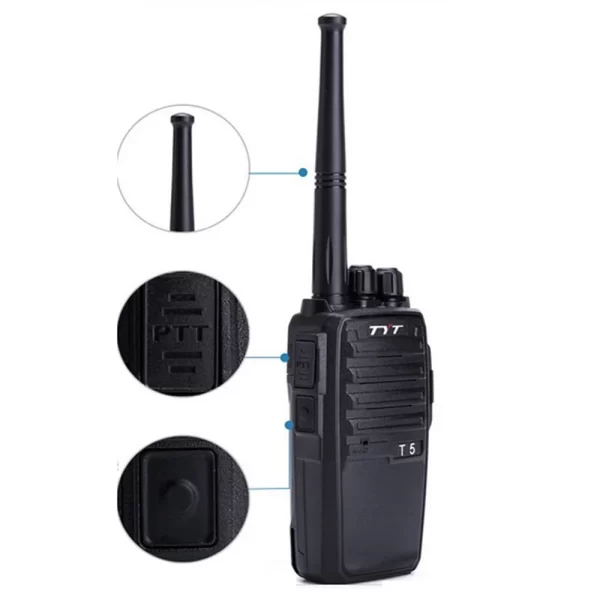 TYTERA TYT-T5 Walkie Talkie 7W UHF 400-520MHz 16CHS with CTCSS DCS function - Image 3