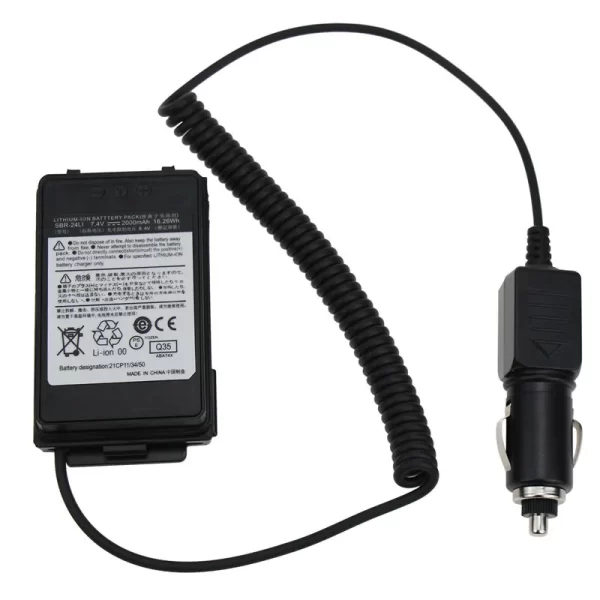 YAESU SBR-24LI Battery Eliminator Car Charger Adaptor for FT-70D FT70D FT-70DR FT70DR FT-70DS FT70DS Two Way Radio Walkie Talkie - Image 2