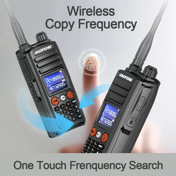 Baofeng UV-27 Pro Max Walkie Talkie 3-Band USB-C Charging High Power FM Radio NOAA 999 Channel Two Way CB Radio Long Range DTMF - Image 6