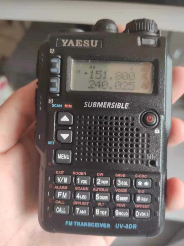Yaesu VX-8DR Dual-band Portable Radio Dual standby Dual display support GPS Bluetooth Submersible