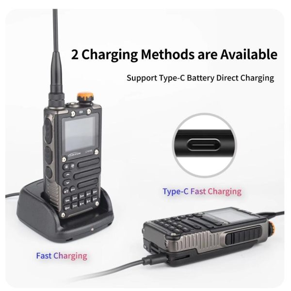 LINTON LT9100 Dual Band Ultra Wide Frequency Long Range Handheld Walkie Talkie Aviation Maritime FM Shortwave Reception - Image 4