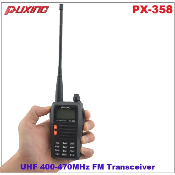 Free Shipping Puxing PX-358 UHF 400-470MHz Portable Two way Radio - Image 6