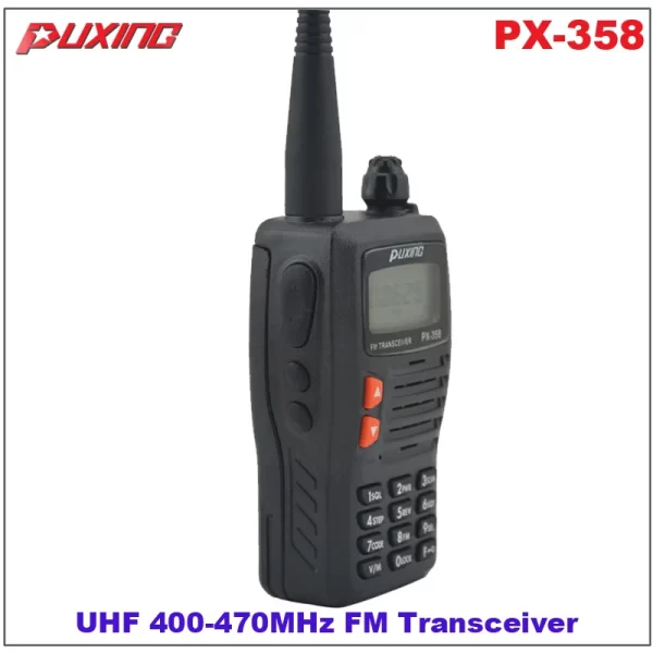 Free Shipping Puxing PX-358 UHF 400-470MHz Portable Two way Radio - Image 2