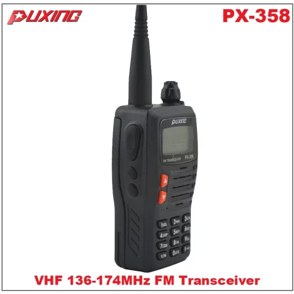 High Quality Puxing PX-358 VHF Handheld Radio FM Transceiver - Image 2