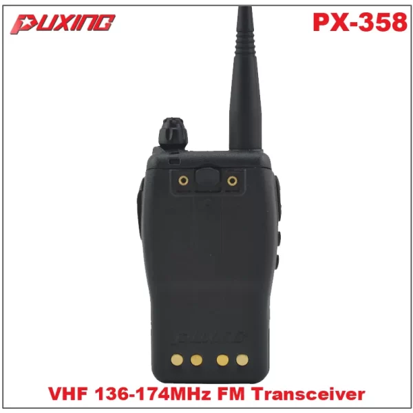 High Quality Puxing PX-358 VHF Handheld Radio FM Transceiver - Image 4