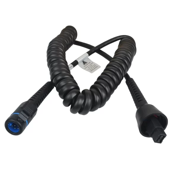 Walkie Talkie 10ft Coiled Cable Replacement PMLN4961A PMLN4961CS for PMUN1034G PMUN1034 Motorola O3 Control Head - Image 2
