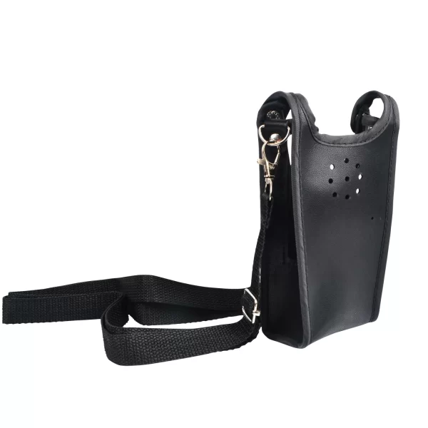 Walkie Talkie Leather case Artificial Carry Pouch with Adjustable Strap for LEIXEN VV-25 NOTE 25W Ham Radio - Image 6