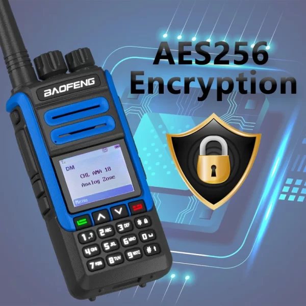 Baofeng Walkie Talkie DR-1802U DMR Radio Advanced AES256 Encryption 2200mah 1024 Channel UHF 400-470MHZ Long Range Walkie Talkie - Image 3