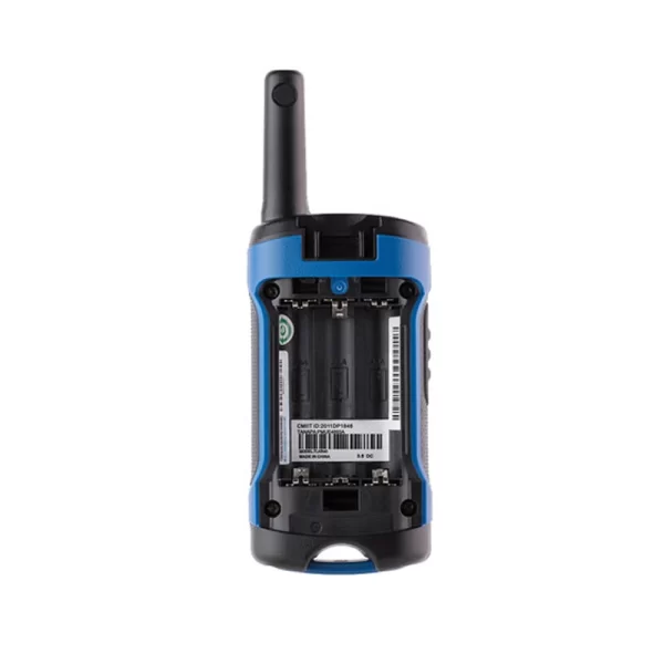 Motorola TLKR-T40 Walkie Talkie Free License LCD display, 8 channels and up to 4 km range uses AA batteries (without batterie - Image 5
