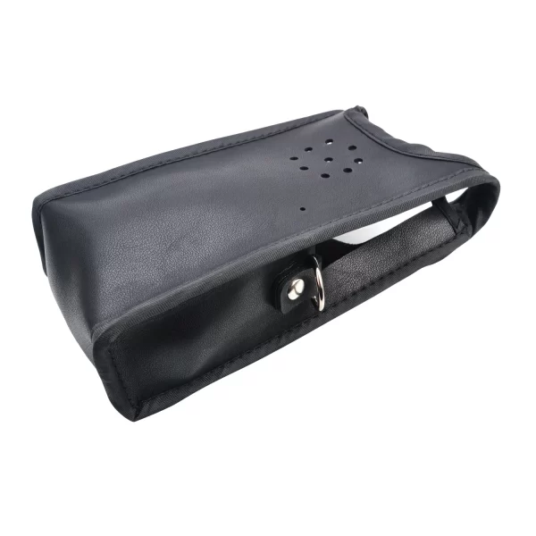 Walkie Talkie Leather case Artificial Carry Pouch with Adjustable Strap for LEIXEN VV-25 NOTE 25W Ham Radio - Image 3
