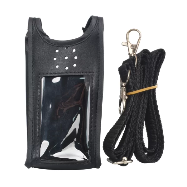 Walkie Talkie Carry Case Artificial Soft Leather Holster Pouch with Adjustable Strap for Leixen UV-25D Portable Two Way Radio - Image 6