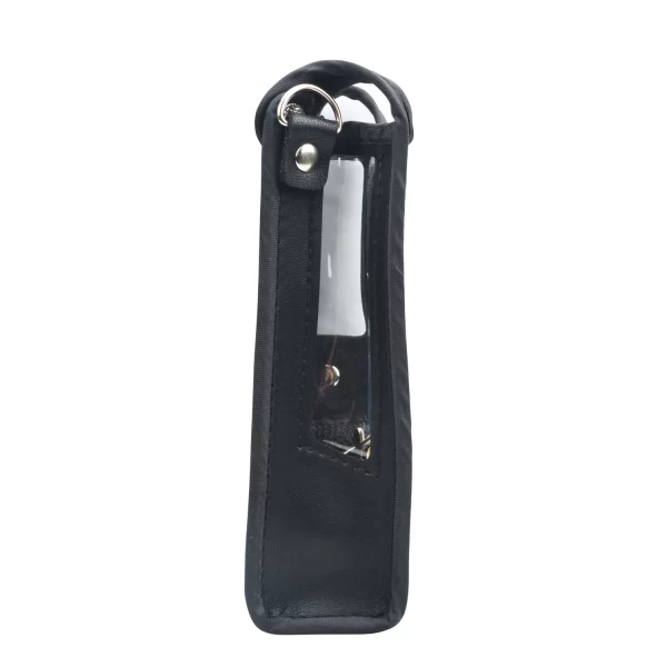Walkie Talkie Carry Case Artificial Soft Leather Holster Pouch with Adjustable Strap for Leixen UV-25D Portable Two Way Radio - Image 4