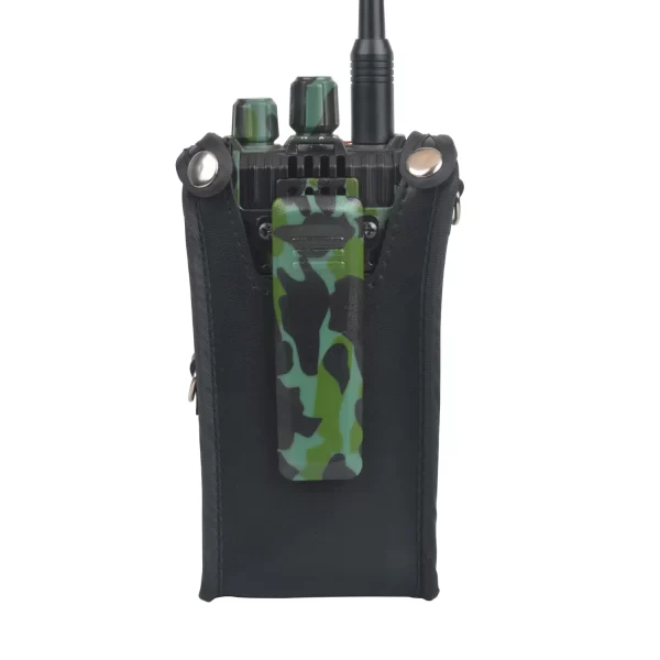 Walkie Talkie Leather case Artificial Carry Pouch with Adjustable Strap for LEIXEN VV-25 NOTE 25W Ham Radio - Image 2