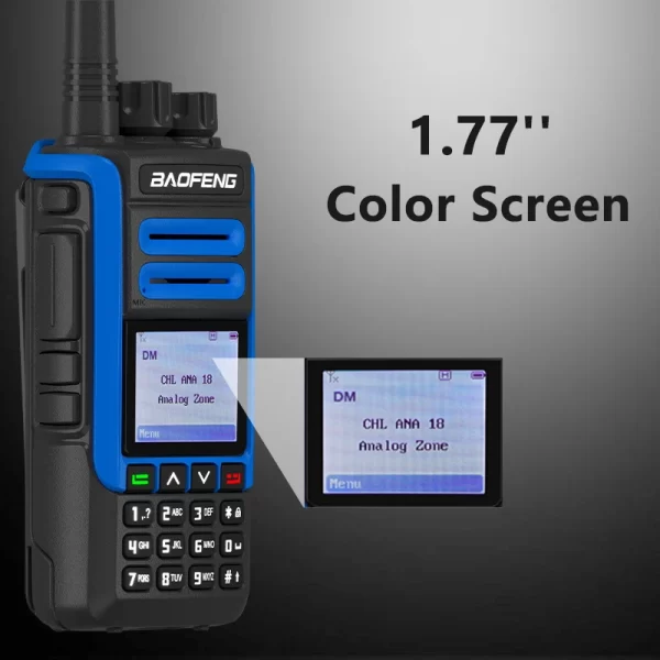 Baofeng Walkie Talkie DR-1802U DMR Radio Advanced AES256 Encryption 2200mah 1024 Channel UHF 400-470MHZ Long Range Walkie Talkie - Image 4