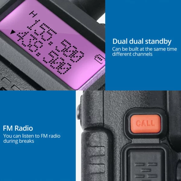 10PCS Baofeng UV-5R 8W Walkie Talkie - Image 4