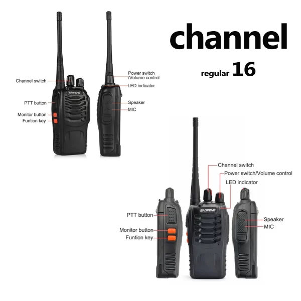 10pcs BF-888S Baofeng Walkie Talkie 888s UHF 400-470MHz - Image 4