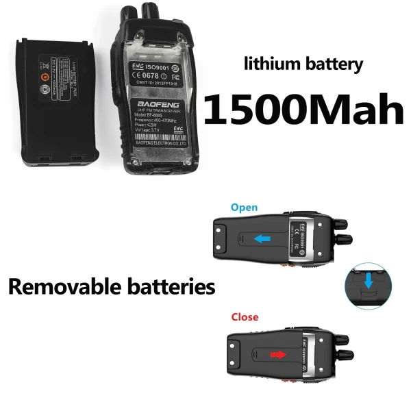 10pcs BF-888S Baofeng Walkie Talkie 888s UHF 400-470MHz - Image 3