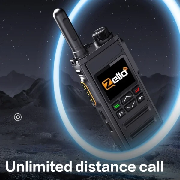 Zello Walkie Talkie 4g Sim Card WiFi Network Cell Phone Radio Long Range 100 Miles Professional POC Walkie Talkie gift SIM - Image 4