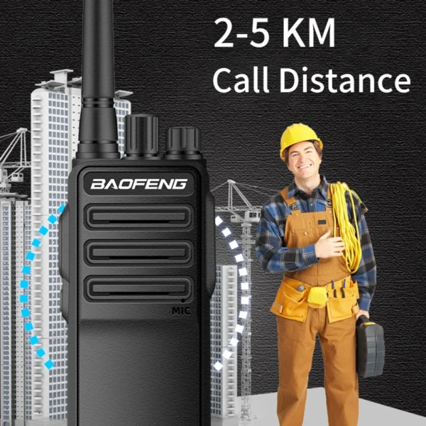 Baofeng Walkie Talkie BF-1904 12W High Power Professional Penetrating Radio Supports Type C Charge Long Range Powerful Portable Radio - Image 2