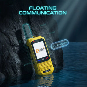 IP67 Waterproof Floating 4G POC Walkie Talkie with GPS, Bluetooth & Zello App — Rugged Outdoor Radio for Camping, Hiking & Fishing