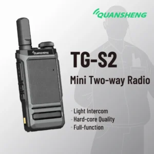 Quansheng TG‑S2 Pocket UHF Two Way Radio 400–470MHz 2W Walkie Talkie | FCC & CE Approved