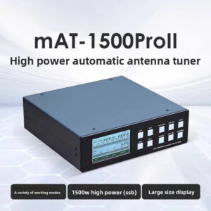 Mat-tuner mAT-1500ProII 1500W Auto Antenna Tuner | High-Power HF Tuner with Large Display, Manual Fine-Tuning & Remote Control