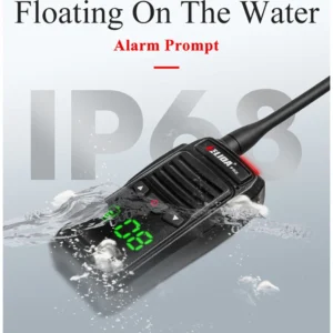 Handheld VHF UHF Marine Transceiver 5W IP68 Waterproof Floating Walkie Talkie for Ship Marine Use