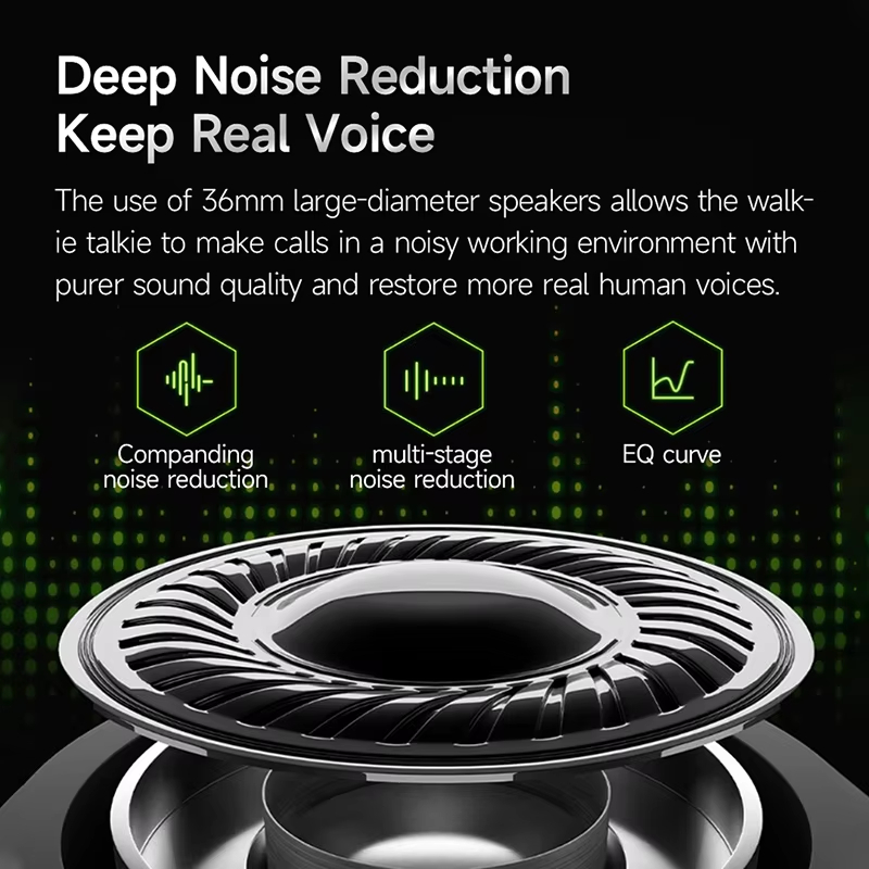 Beebest Ultra-Thin Walkie-Talkie A306 Support Bluetooth Headset App Writing Frequency Portable Radio For Hotel Security Outdoor - Image 5