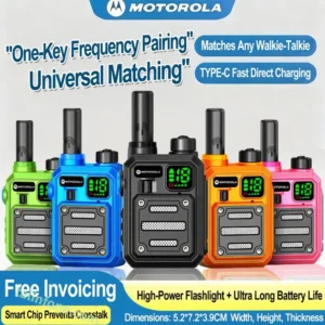 Compact Long-Range High-Power UHF Two-Way Radio for Outdoor Activity