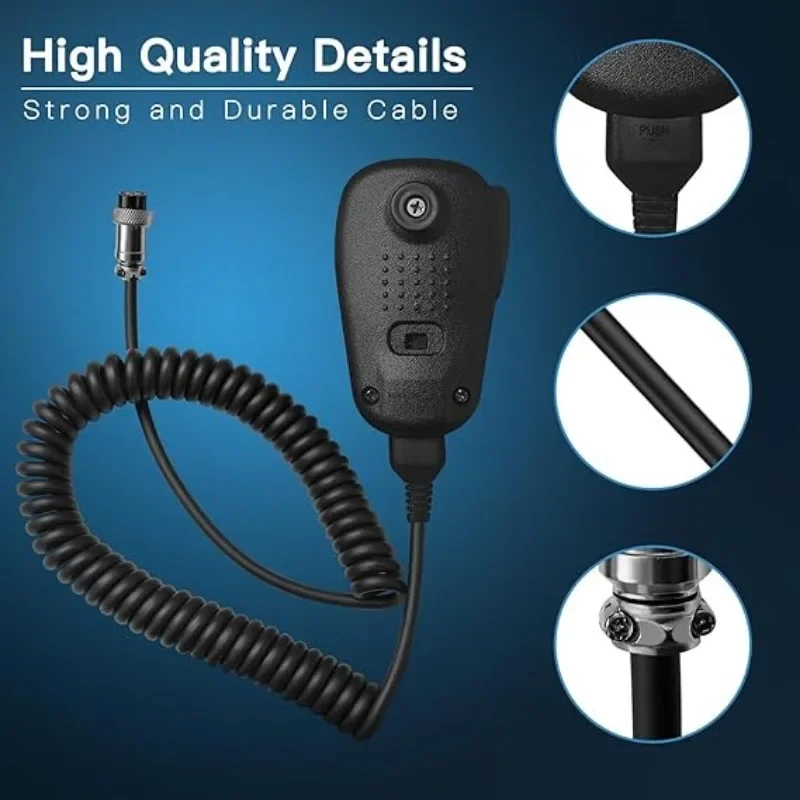 MH-31B8 8-Pin Handheld Speaker Mic Replacement for Yaesu FT-840 FT-990 FT-1000 FTDX1200 FTDX3000D Two Way Radio - Image 4