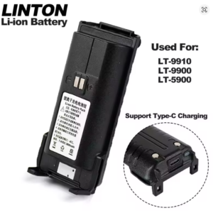 BRAND NEW HIGH QUALITY LINTON LT-9910 LT-9900 LT-5900 Radio 2800mAh Type-C Li-ion Battery