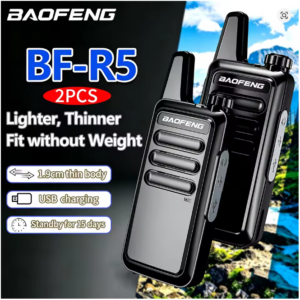 2pcs/lot Baofeng BF-5R Portable Ham Radios Uhf 446.0-446.2Mhz Radio Handheld Tweeweg Radio Voor Hotel