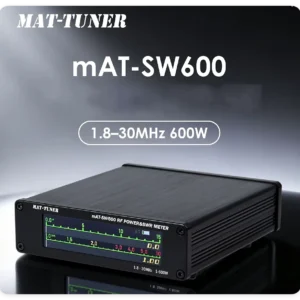 Ham Radio MAT-SW600 Digital SWR Power Meter 1.8-30MHz 600W HF Short Wave High Precision